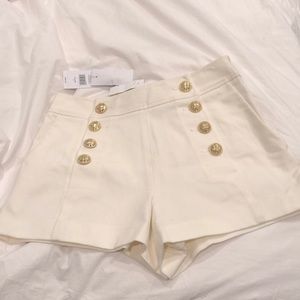 NWT Derek Lam 10 Crosby White Shorts